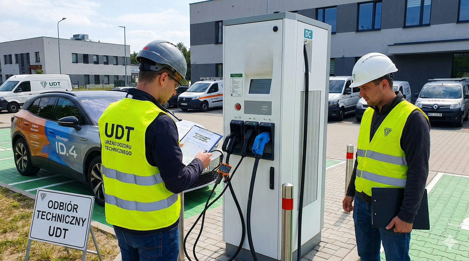 Odbiór UDT stacji ładowania – kiedy jest obowiązkowy i jakie dokumenty przygotować?