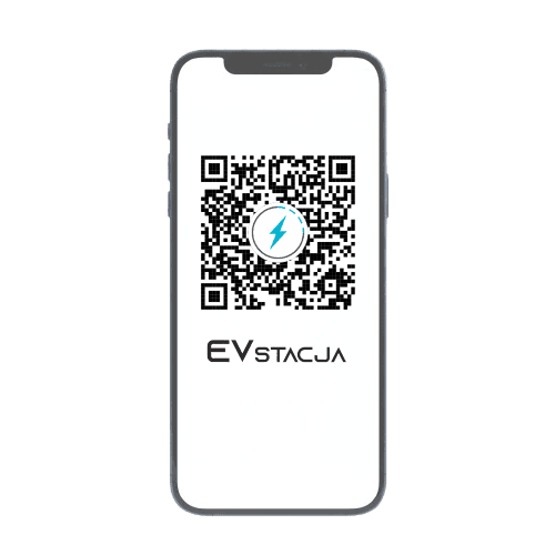 Aplikacja EVstacja na smartfonie