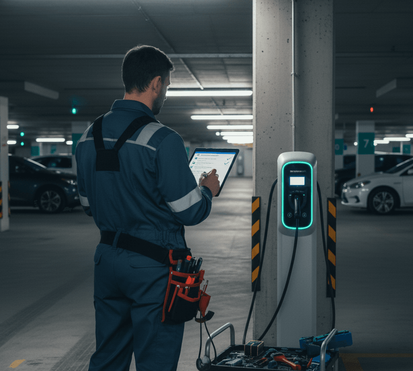 Przeglądy okresowe ładowarek EV