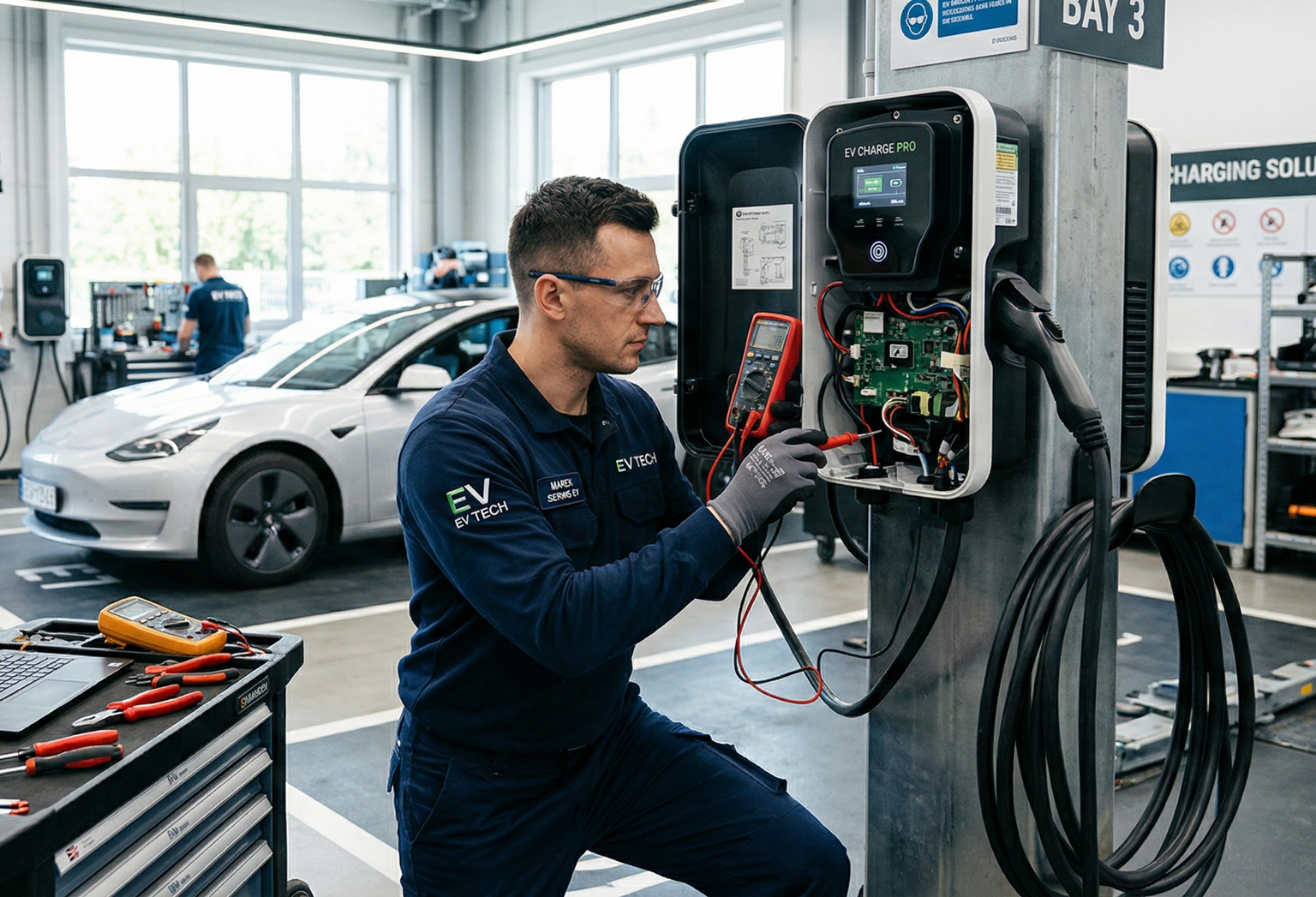 Naprawa stacji ładowania EV – kiedy serwis jest lepszy niż wymiana na nową?