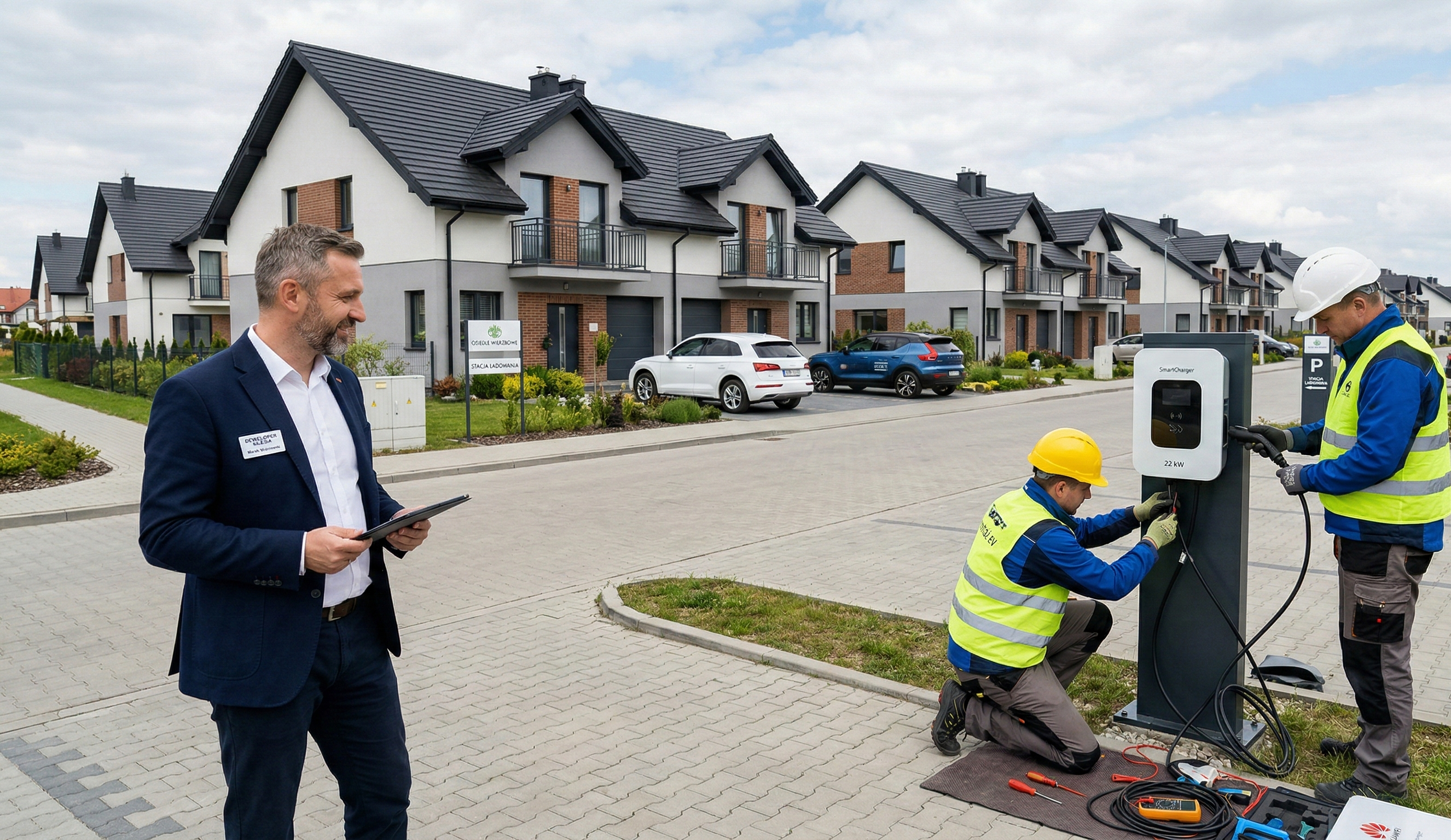 Nowe wymogi dla deweloperów – ile punktów ładowania musi mieć nowy biurowiec lub osiedle?