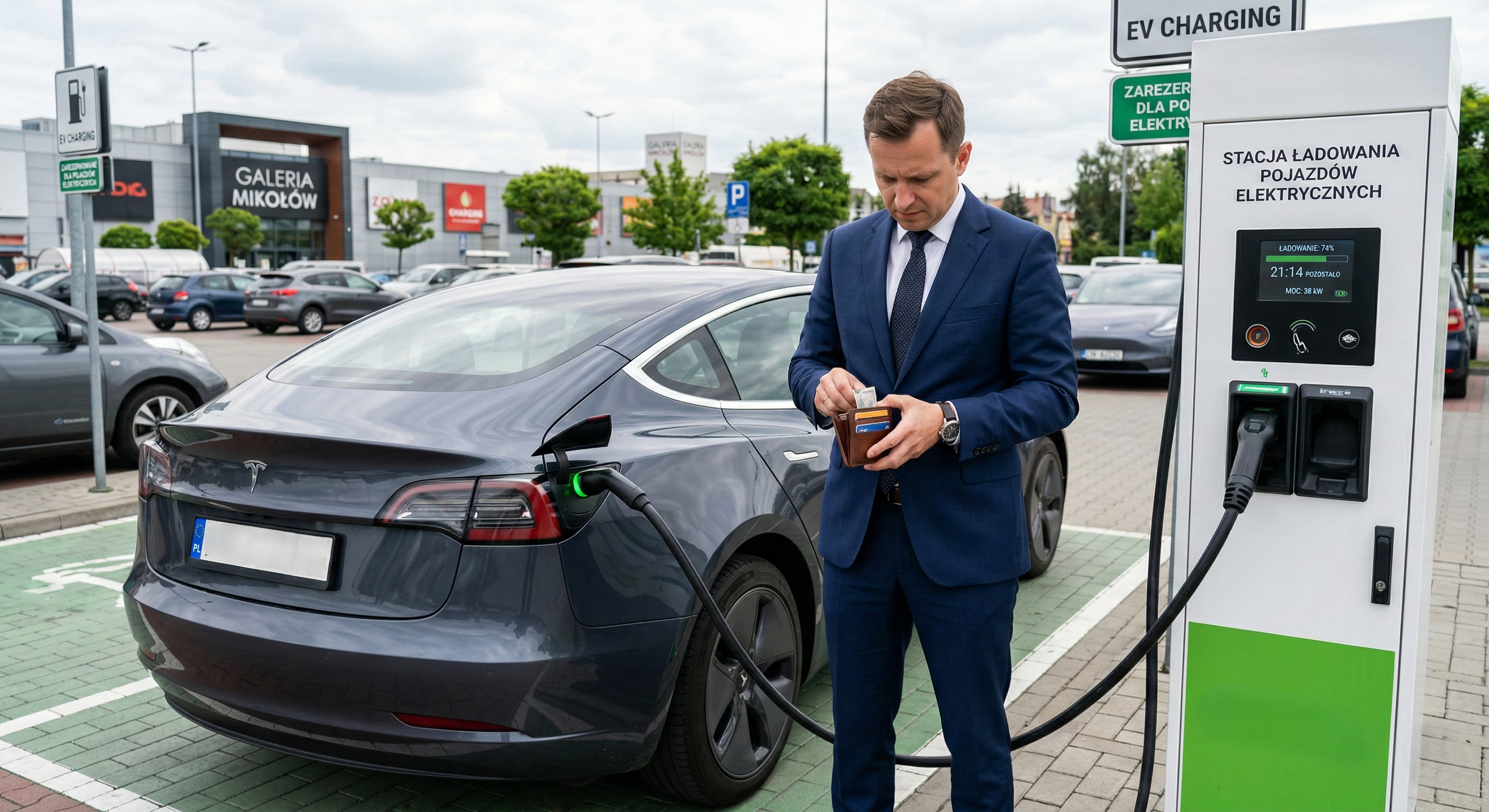 Ile kosztuje ładowanie samochodu elektrycznego w domu i na mieście? Ceny prądu w Polsce.