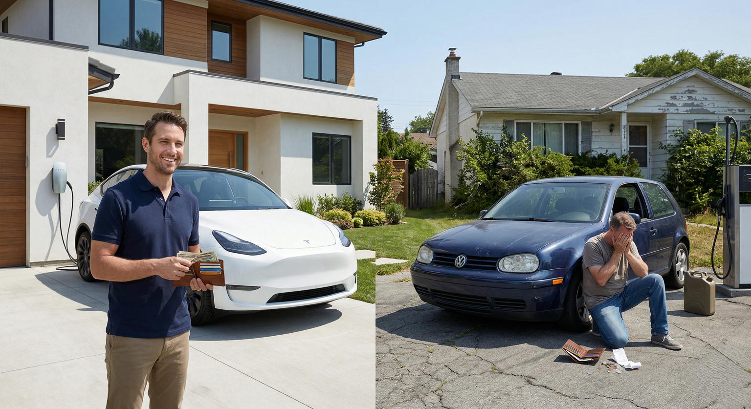 Ile oszczędzasz na paliwie, ładując elektryka w domu? (Raport marzec 2026)